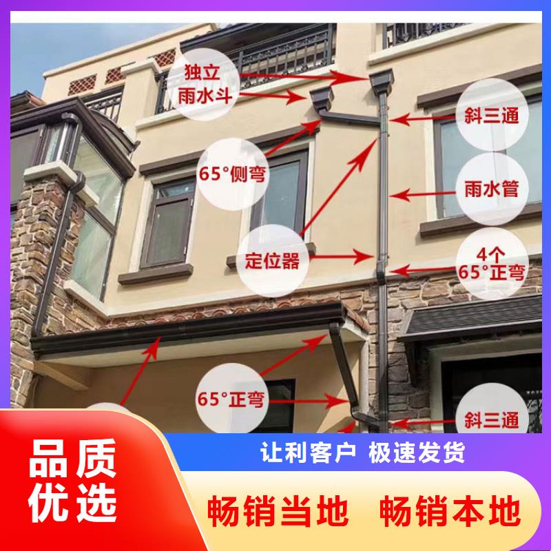 别墅外墙彩铝落水管规格尺寸（2025已更新）当地货源