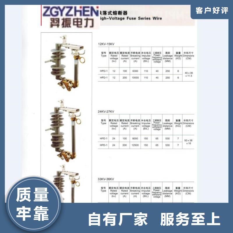【】跌落式熔断器HRW12-15/100A定制速度快工期短