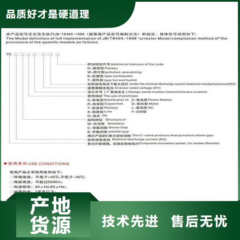避雷器YH5WS-17/50TLB品质过硬