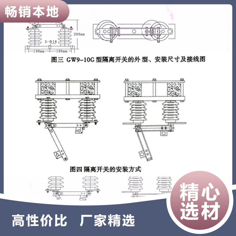 户外高压隔离开关HGW1-10KV/630多年经验值得信赖