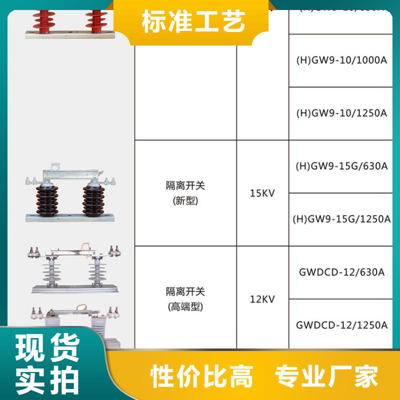 _户外高压隔离开关HGW9-12G/1000当地生产商