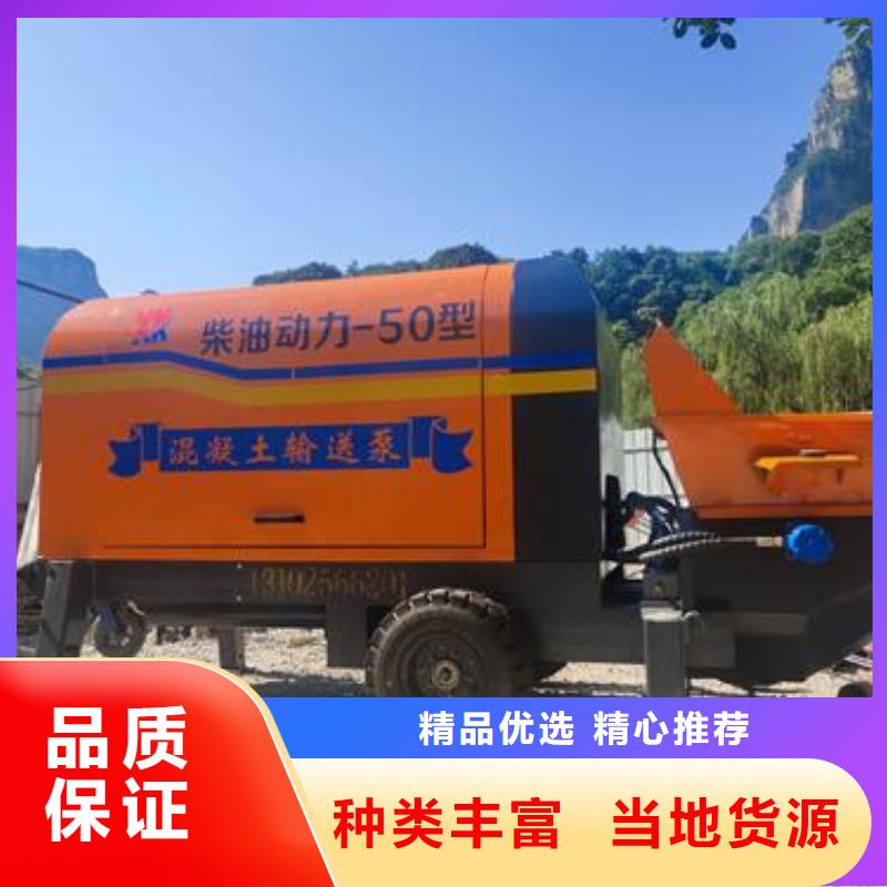 小型混凝土输送泵厂家销售支持定制加工