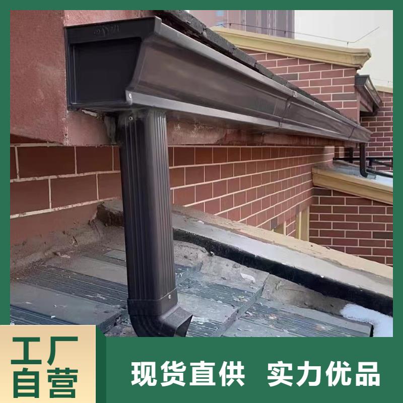 厂房彩铝雨水管安装让客户买的放心