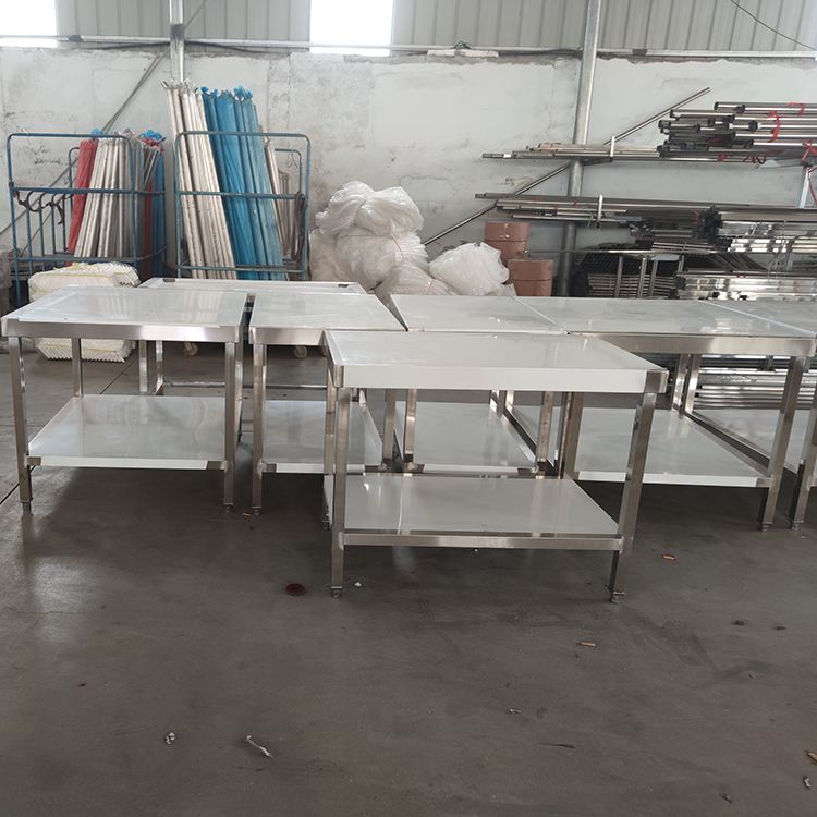 不锈钢三层工作台坚固耐用易清洁同城厂家