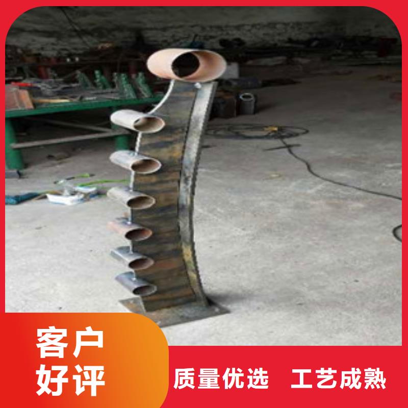 不锈钢复合管护栏,防撞立柱真材实料加工定制通过检测