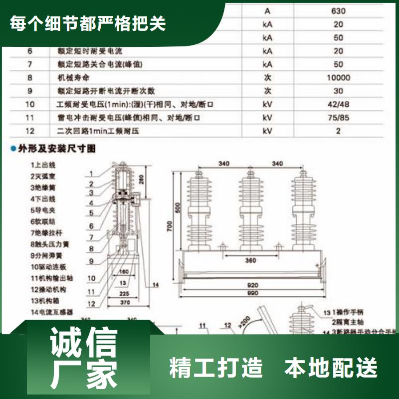 【真空断路器跌落式熔断器供应优选货源】厂家技术完善