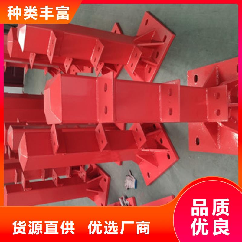 ​人行道不锈钢灯箱隔离防撞护栏现货源头直供