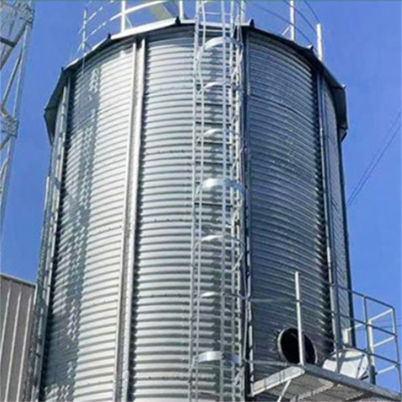 粮食装配式粮仓钢板仓参数图片