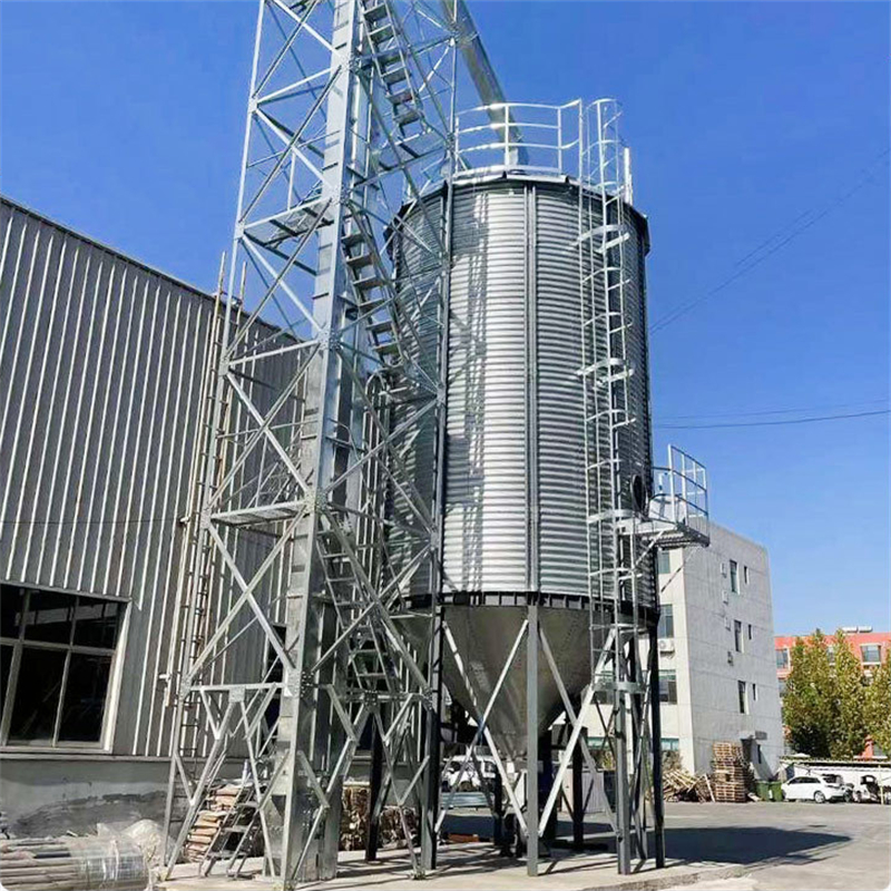 粮食装配式粮仓钢板仓参数图片