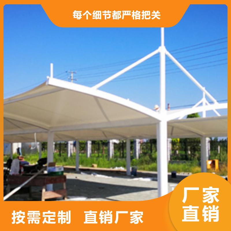 自行车停车棚软膜灯箱老客户钟爱当地厂家
