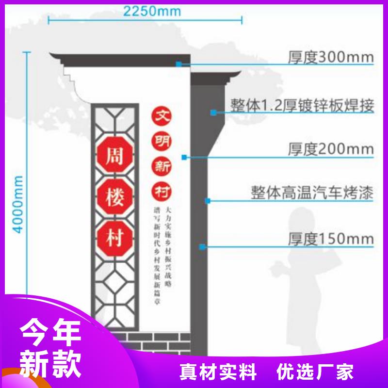 不锈钢美丽乡村标牌生产基地当地生产商