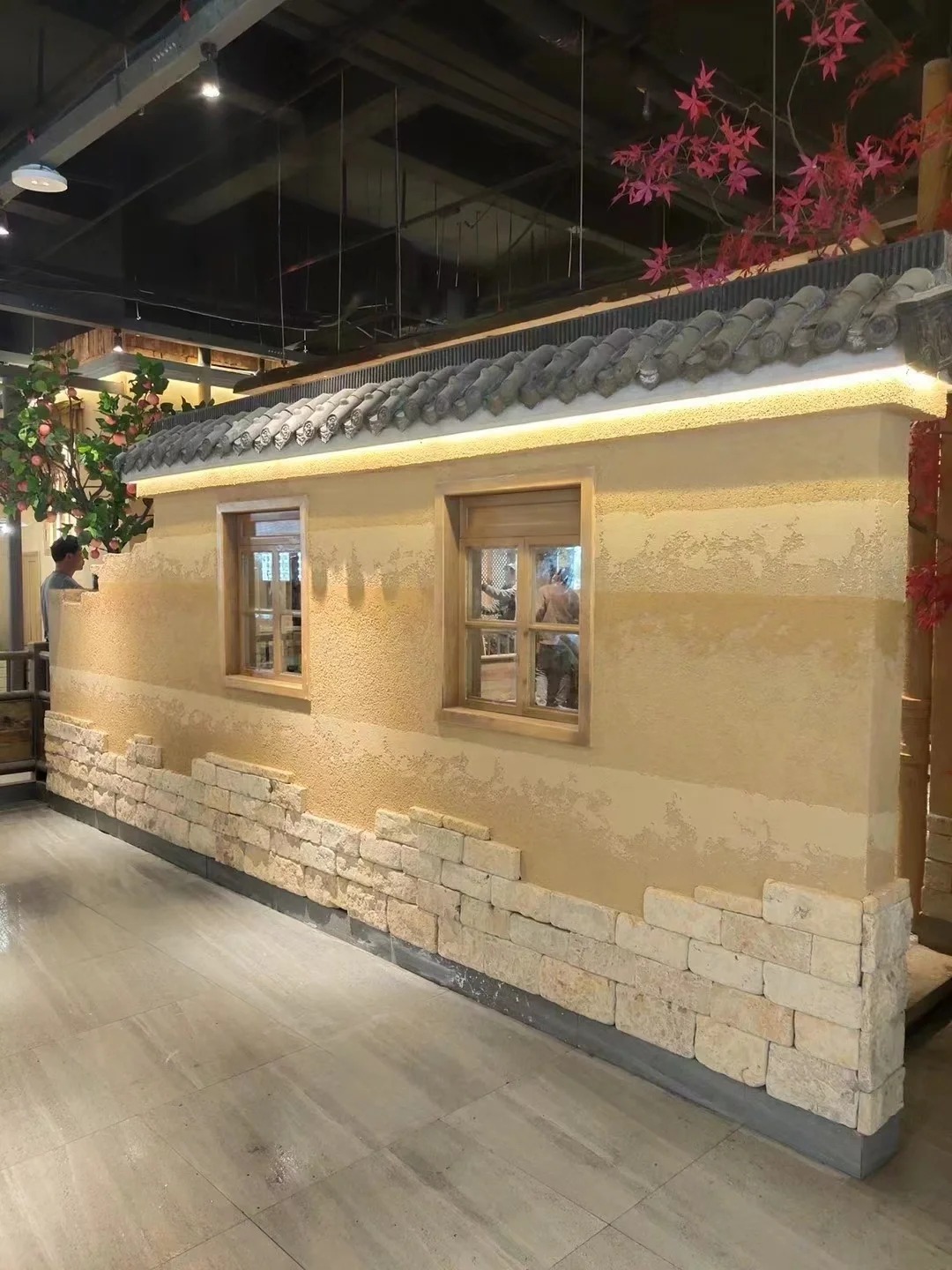仿夯土稻草漆多少钱#夯土墙面漆#仿泥巴墙涂料#稻草漆厂家质检严格放心品质