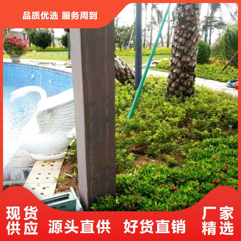 廊架长廊木纹漆厂家施工来图加工定制