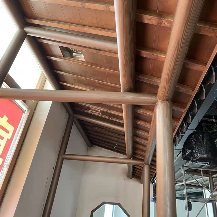 不锈钢仿木纹漆，长廊花架木纹漆，水性木纹漆源头工厂