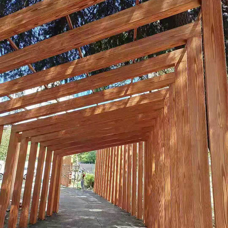 五指山市不锈钢仿木纹漆，长廊花架木纹漆，水性木纹漆施工厂家真材实料诚信经营
