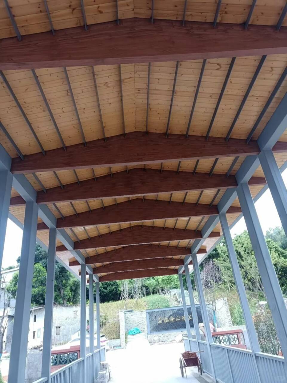 仿古园林建筑木纹漆批发厂家源头工厂