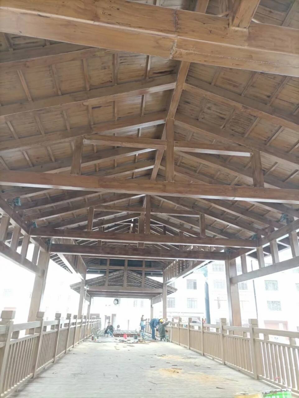 仿古园林建筑木纹漆批发厂家源头工厂