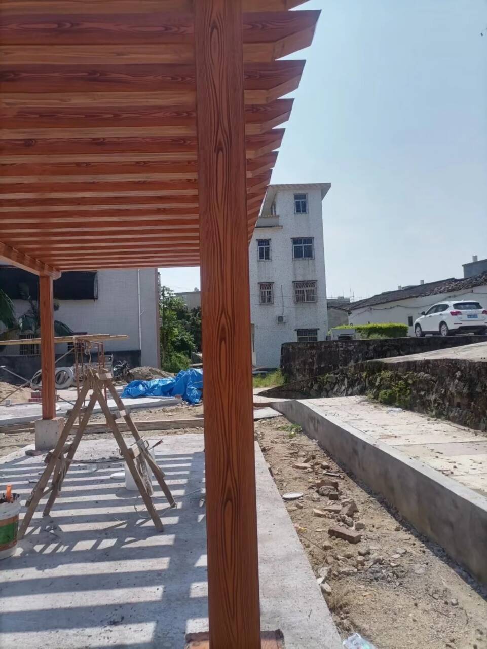 仿古园林建筑木纹漆批发施工本地品牌