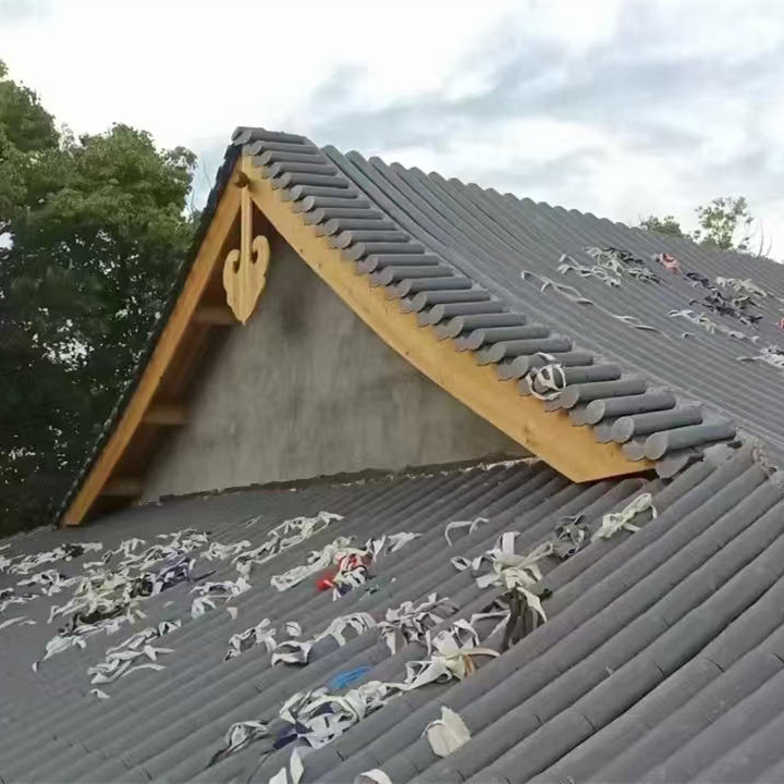 厂家供应新中式别墅屋面琉璃瓦