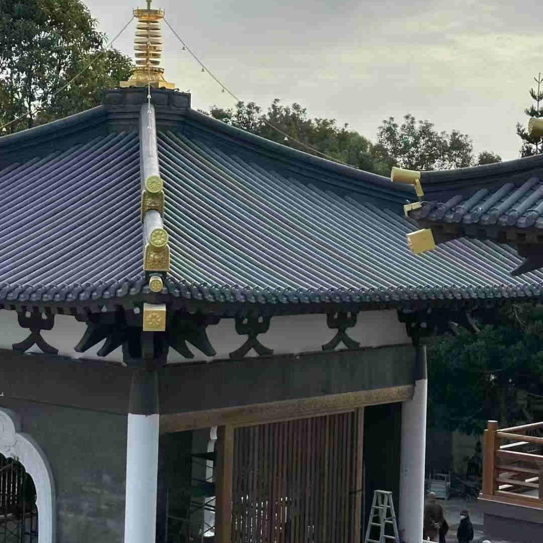 本地徽派建筑砖瓦 小青瓦厂家