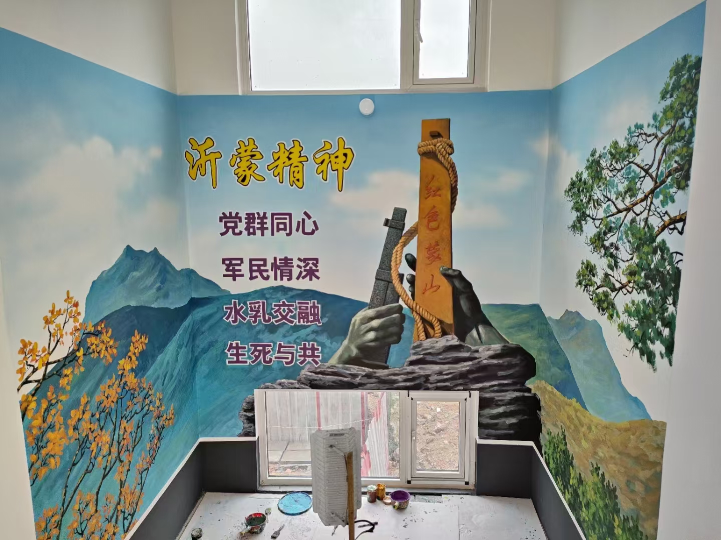 重庆合川墙绘墙体彩绘壁画团队有实力
