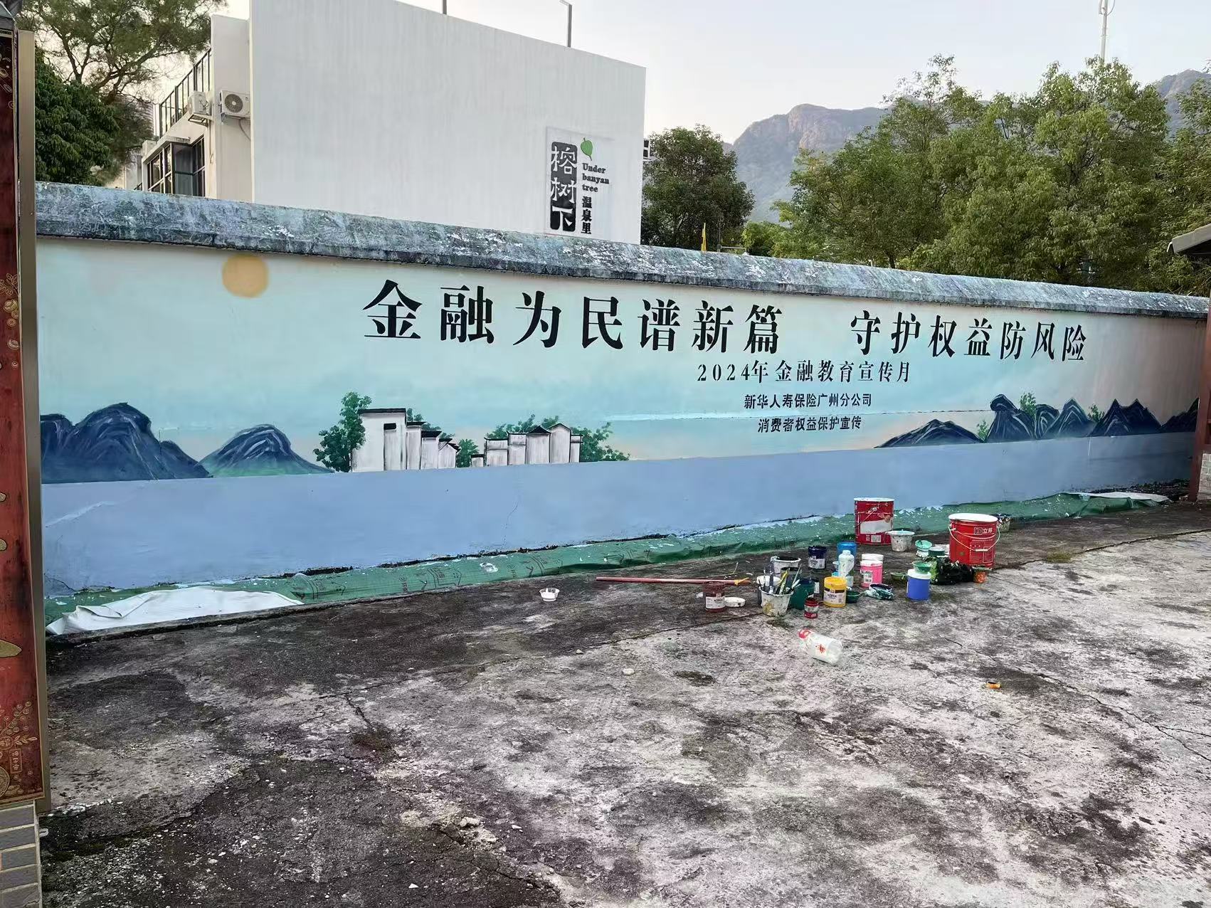 厦门市墙绘彩绘手绘墙艺术创作