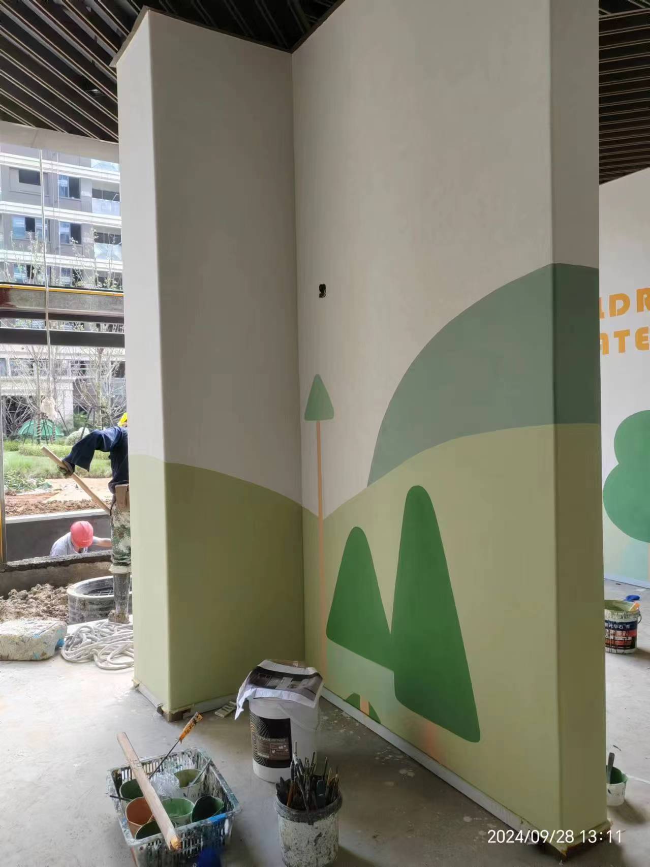 涂鸦手绘墙壁画绘画团队技术精湛