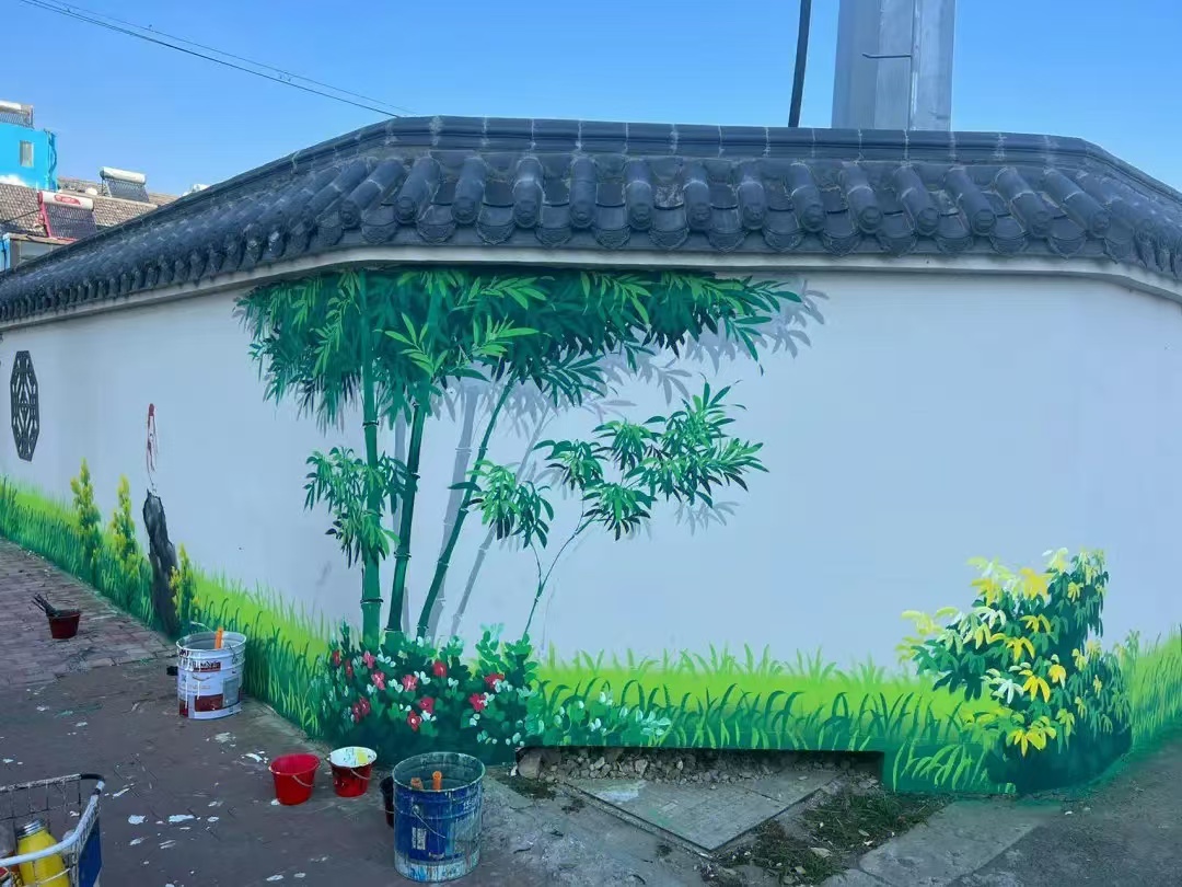 湛江雷州墙体彩绘彩绘手绘壁画工作室