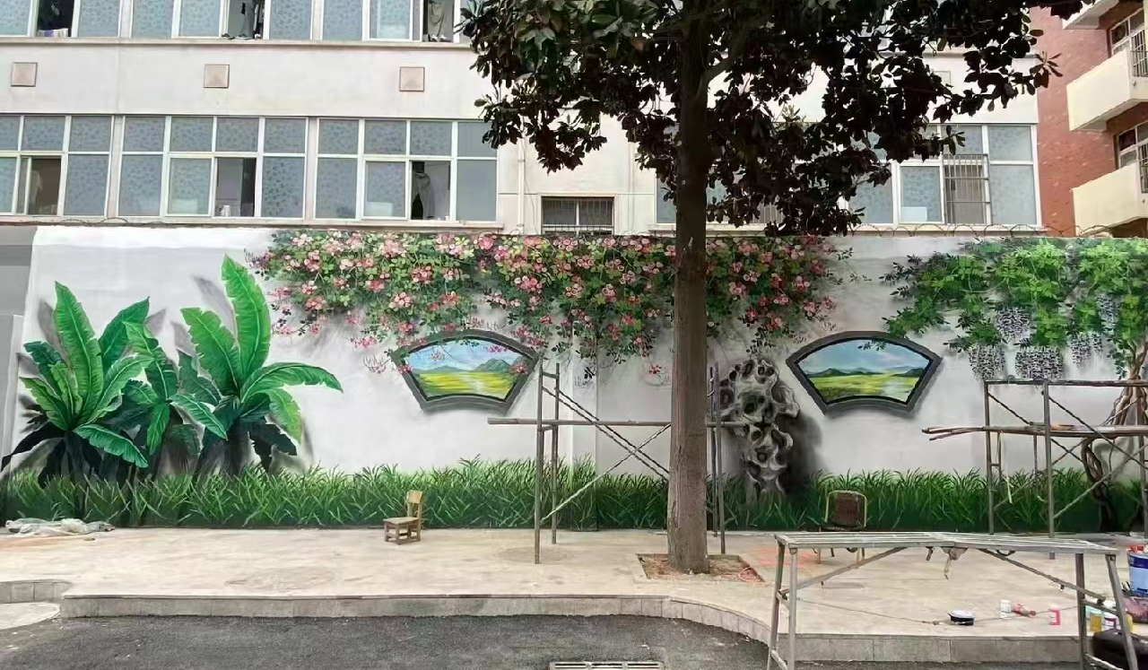 文化墙彩绘手绘壁画工作室当地经销商