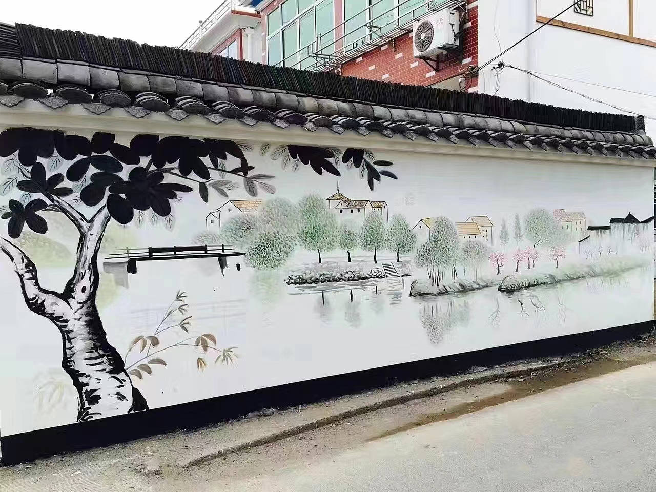 地面游戏彩绘手绘涂鸦工作室