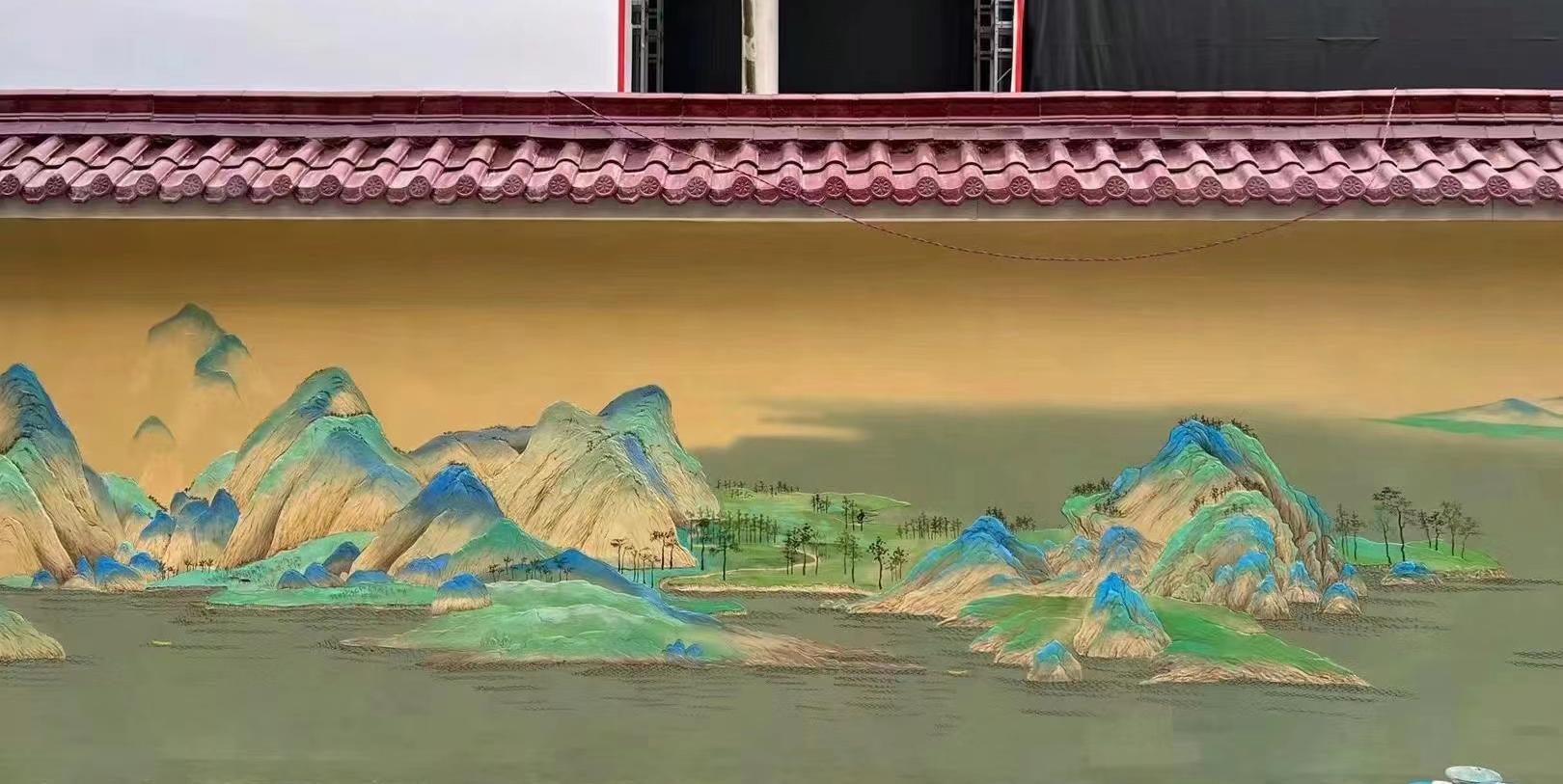赣州宁都于都墙绘墙面彩绘手绘墙团队当地公司