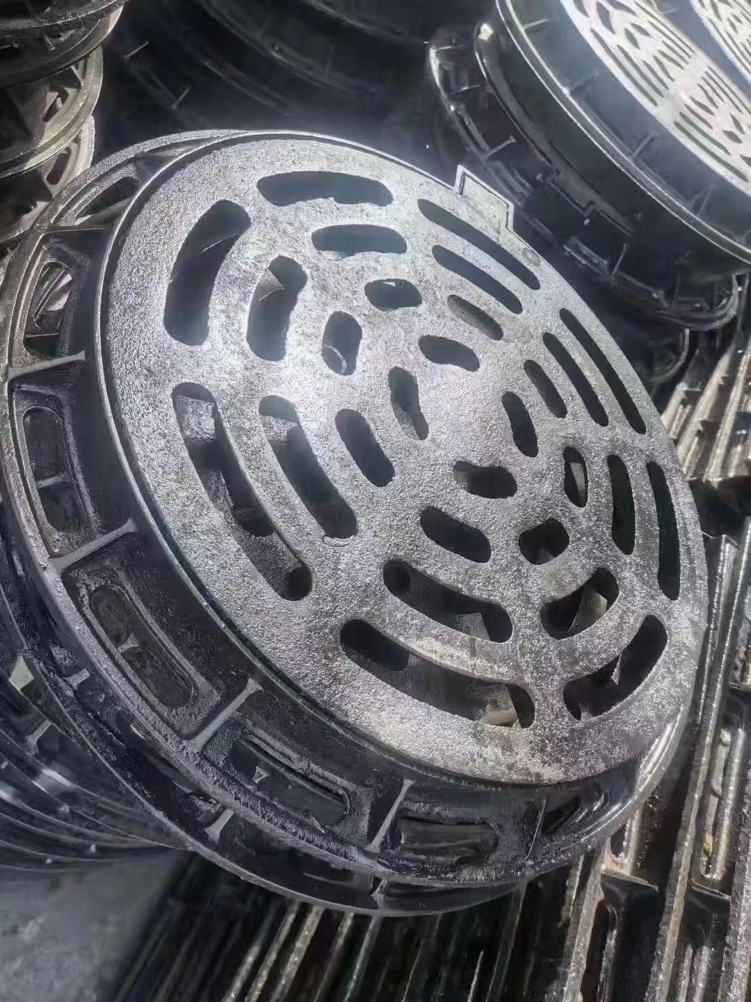 350*500*30小区雨水箅子实体厂家建通铸造厂家