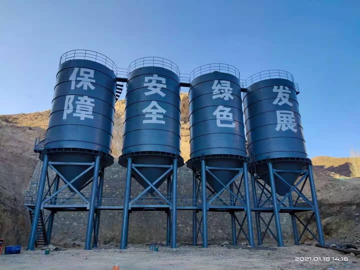 3万吨粉煤灰钢板库-专注研发
