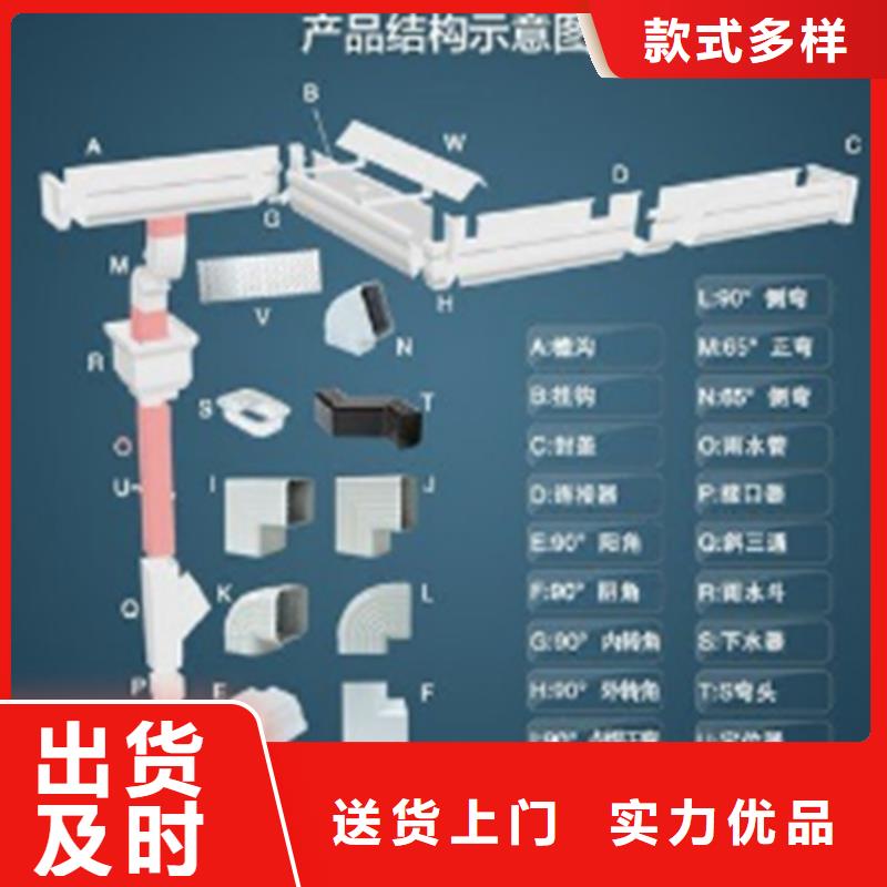 【铝合金成品天沟方形雨水管价格低】欢迎来电咨询